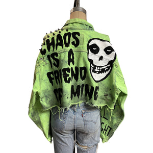 CHAOS IS A FRIEND OF MINE // Custom Jacket