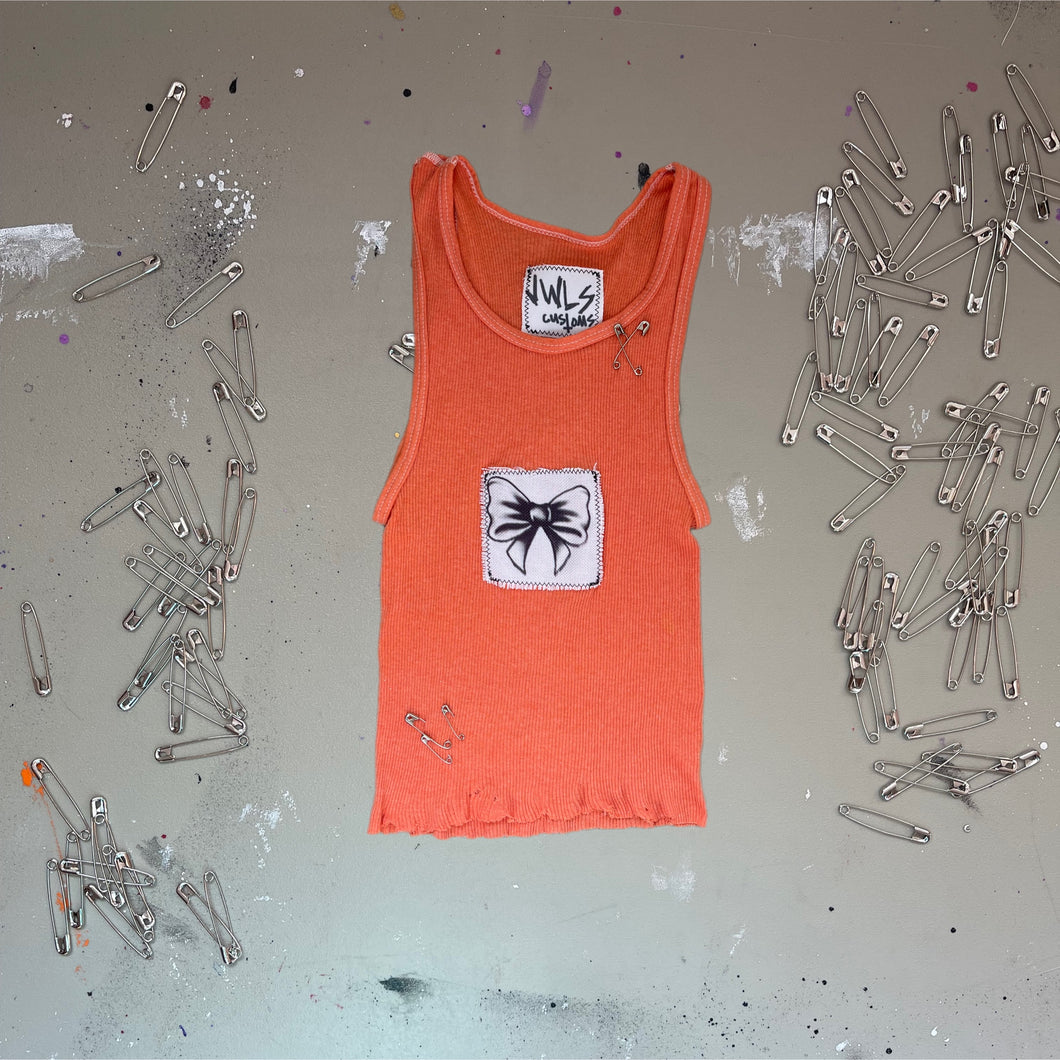 LiL BOW PEEP - ORANGE // Custom Tank