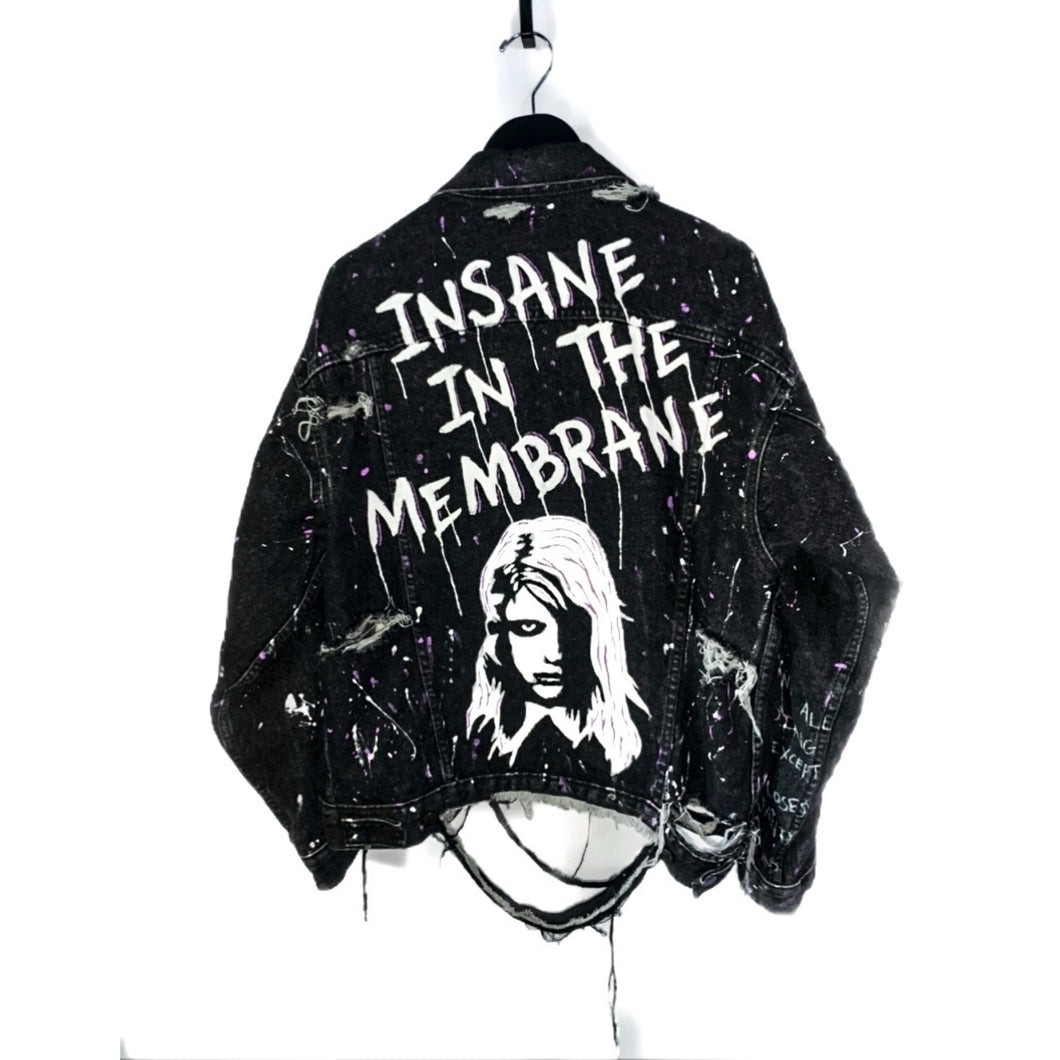INSANE IN THE MEMBRANE // Custom Denim Jacket