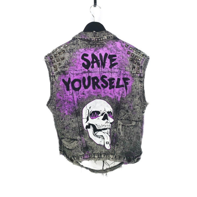 SAVE YOURSELF // Custom Denim