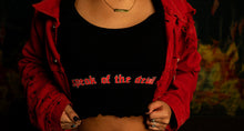 Load image into Gallery viewer, SPEAK OF THE DEVIL // CROPPED TANK