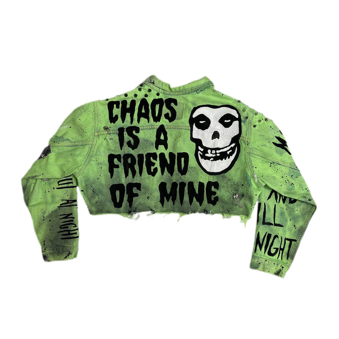 CHAOS IS A FRIEND OF MINE // Custom Jacket