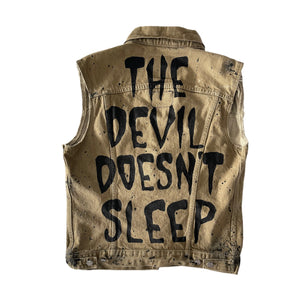 DEVIL DOESN’T SLEEP // Custom Denim