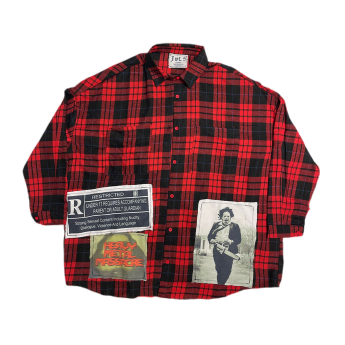 HEAVY METAL MASSACRE // Custom Flannel