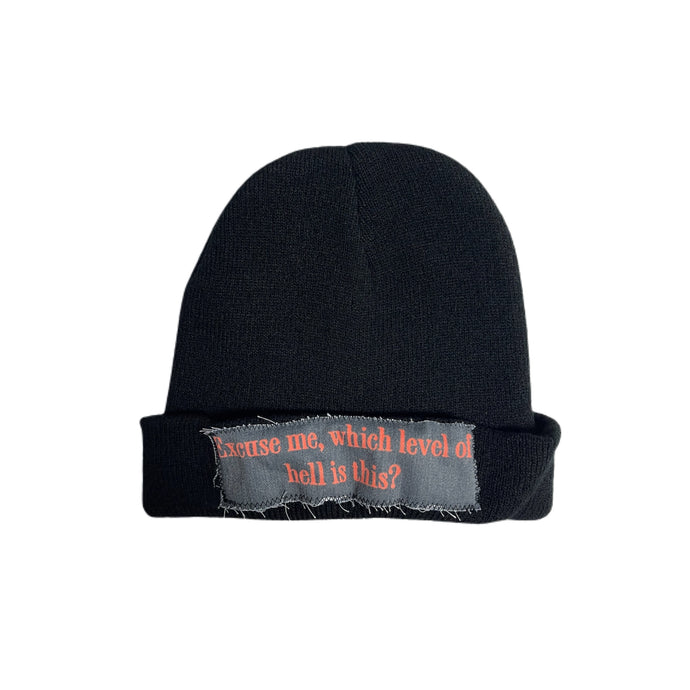 EXCUSE ME // Custom Beanie