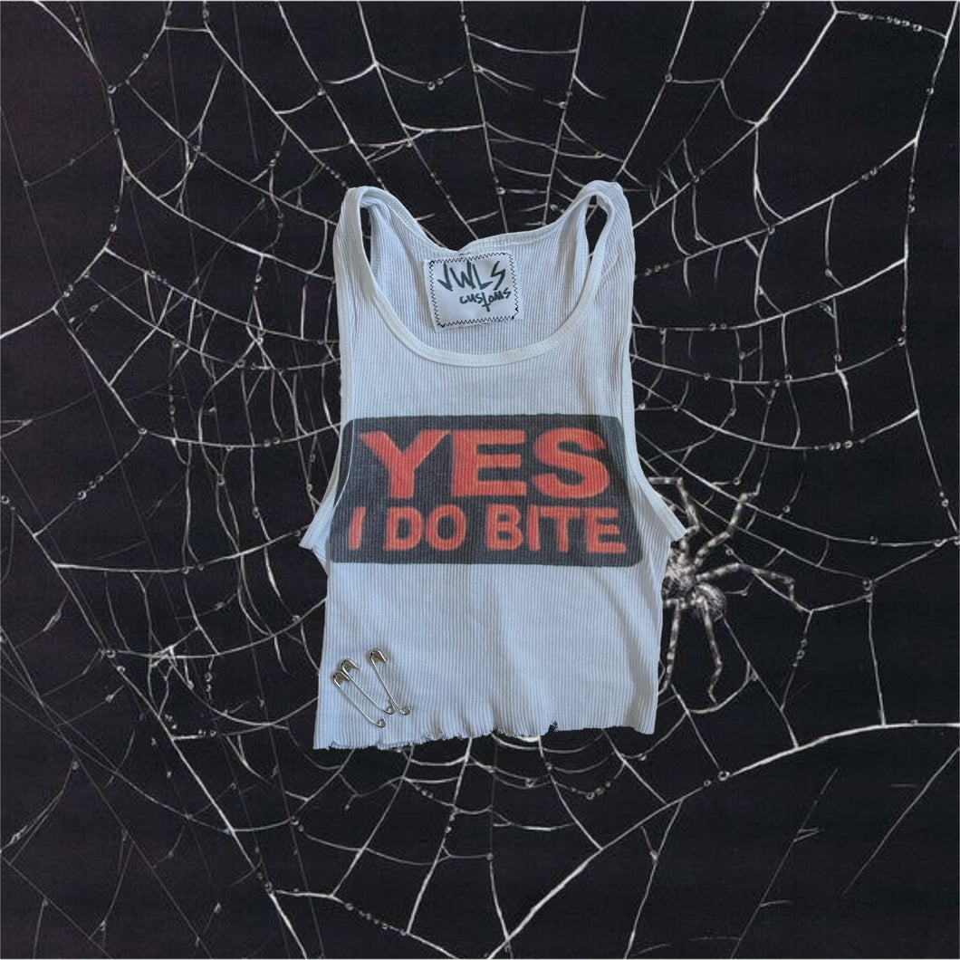 YES I BITE // Custom Tank