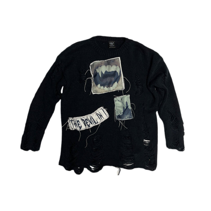 THE DEVIL IN I // Custom Sweater