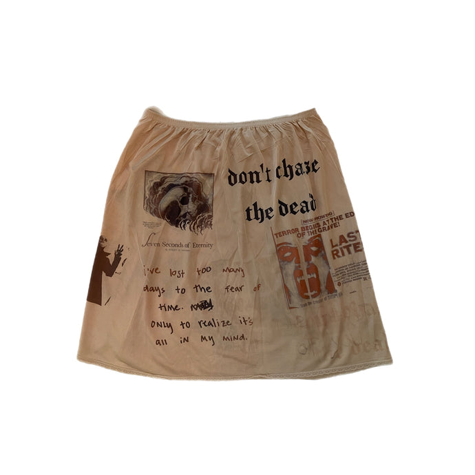 DON’T CHASE THE DEAD // Custom Skirt