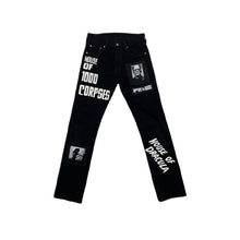 Load image into Gallery viewer, HOUSES OF HORROR // Custom Jeans