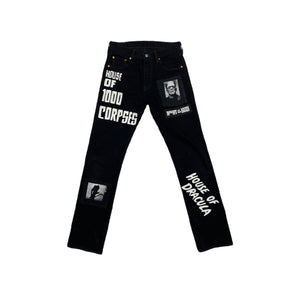 HOUSES OF HORROR // Custom Jeans
