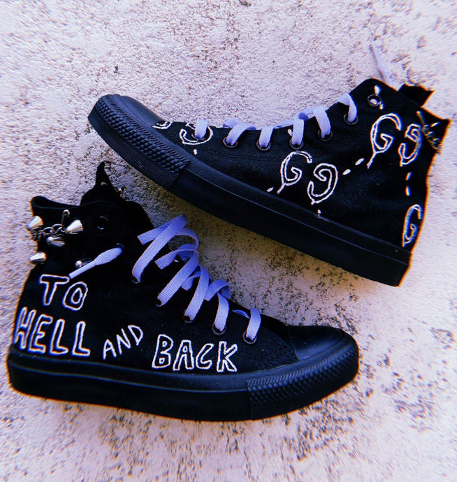 To Hell and Back // Custom Sneakers